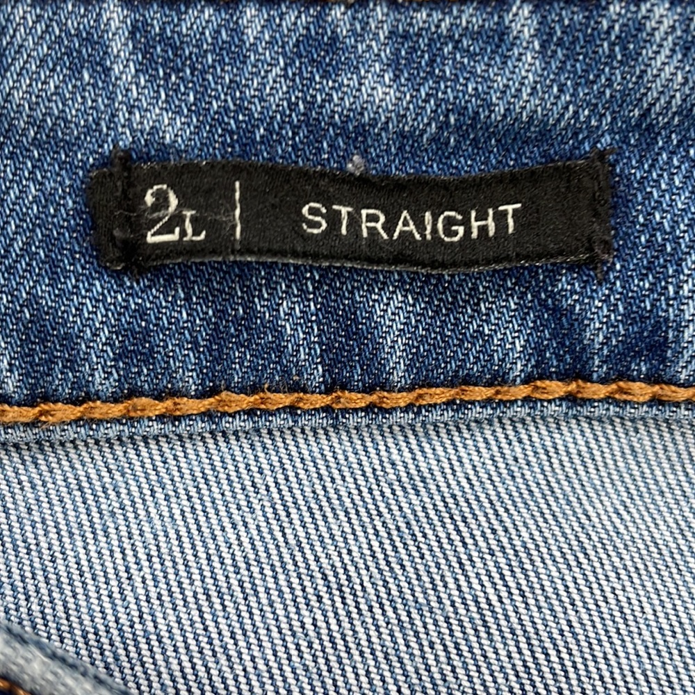 Talbots mid rise, straight leg jeans - size 2 long - Picture 4 of 5